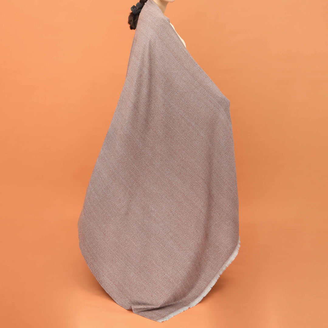 Grey Acrylic Winter Shawl PN4393