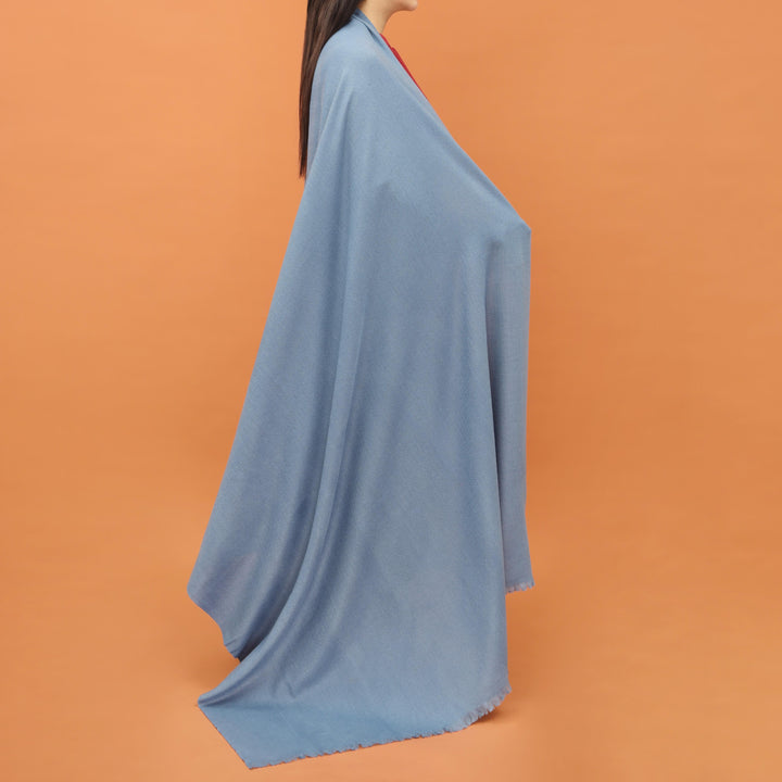 Blue Acrylic Winter Shawl PN4419