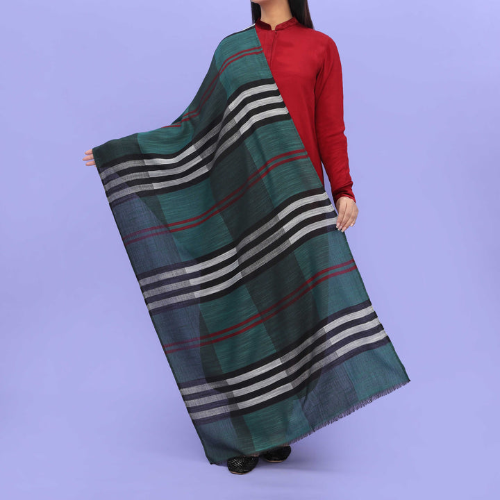 Green Winter Stole PN4518