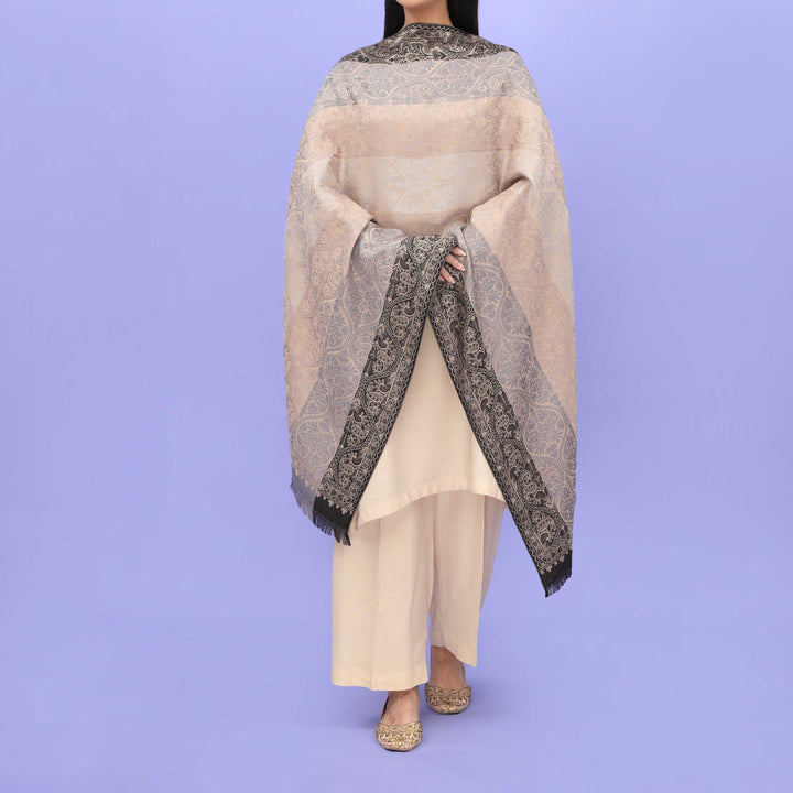 Grey Winter Stole PN4541