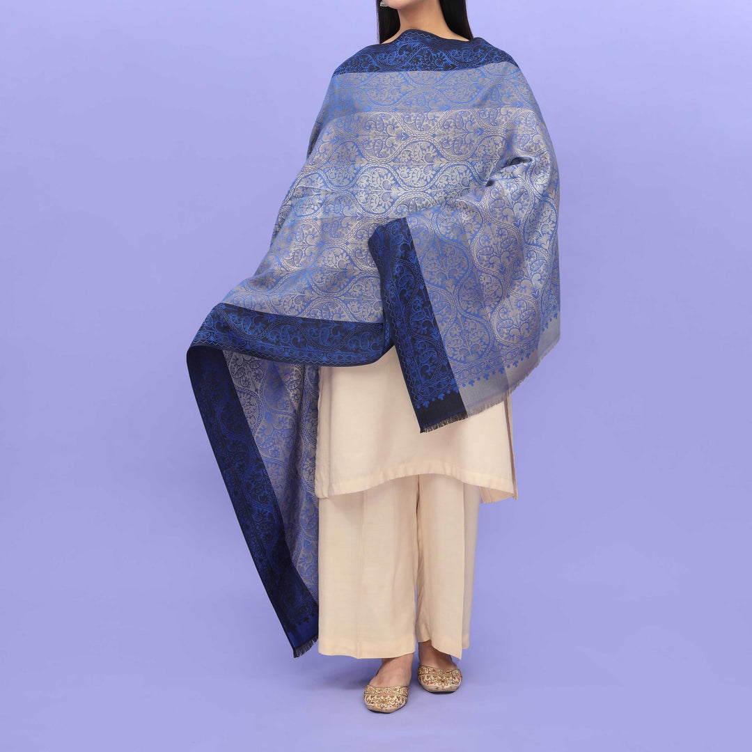 Blue Winter Stole PN4549