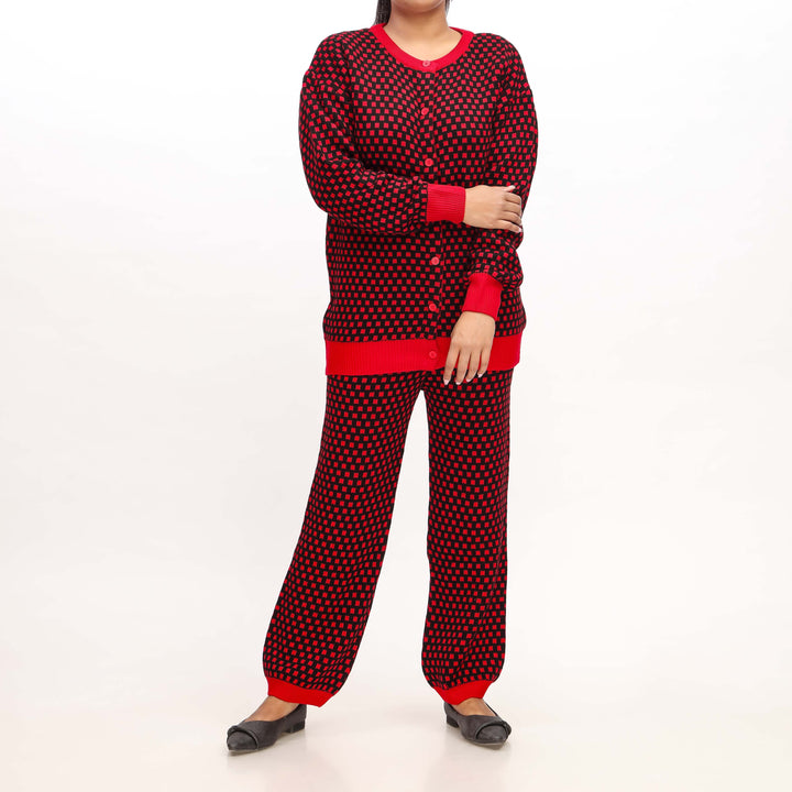 Red Thread Sweater Cord Set PN4601