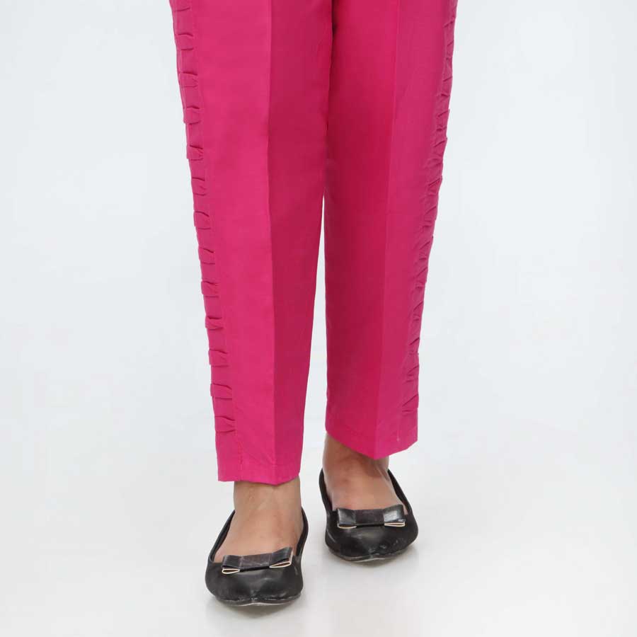 Pink Cambric Slim Fit Trouser PS3573