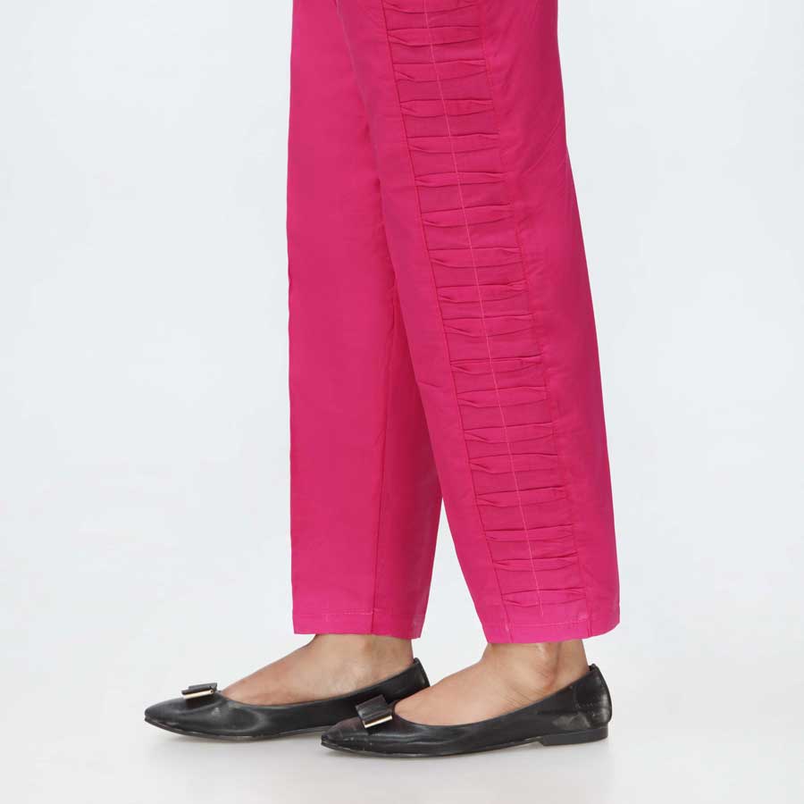 Pink Cambric Slim Fit Trouser PS3573