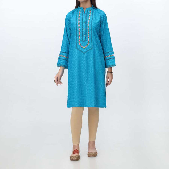 1PC- Embroidered Chikankari Shirt PS4079