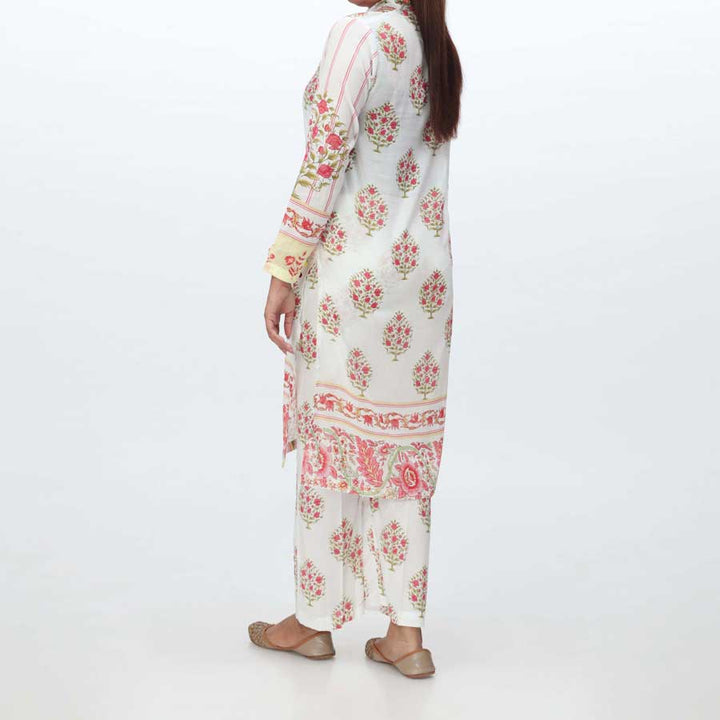 2PC- Embroidered Digital Printed Lawn Suit PS4179