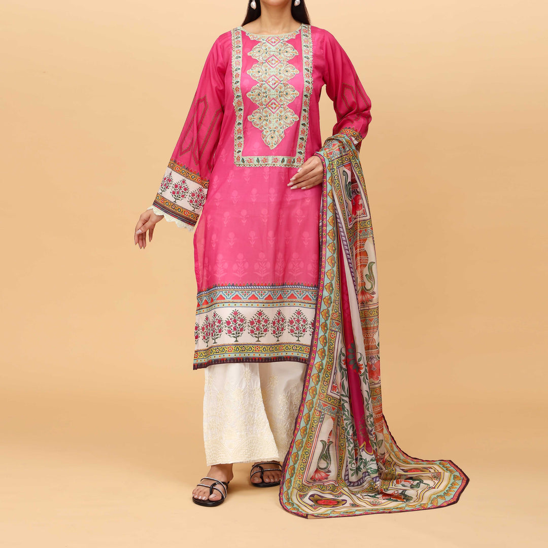 2PC Embellished Lawn Suit PS4204