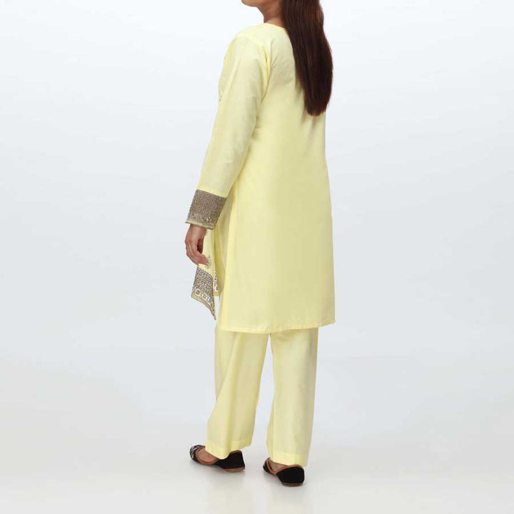 2PC- Embroidered Cambric Suit PS4319