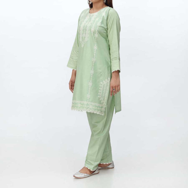 2PC- Embroidered Cambric Suit PS4320