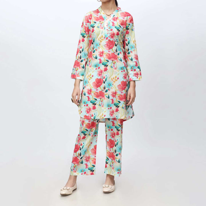 2PC-Unstitched Digital Printed Lawn Suit PS4442