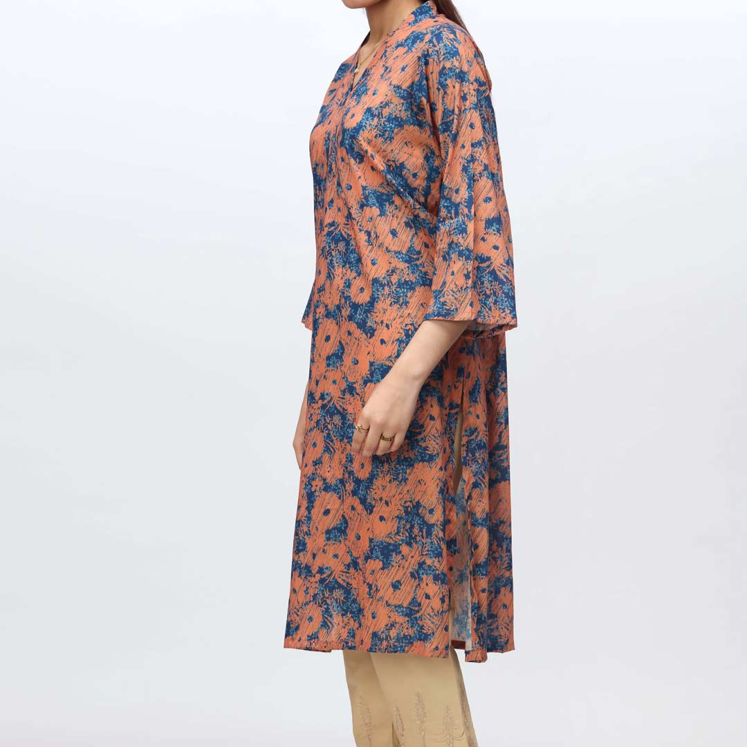 1PC-Unstitched Digital Printed Lawn Shirt PS4634