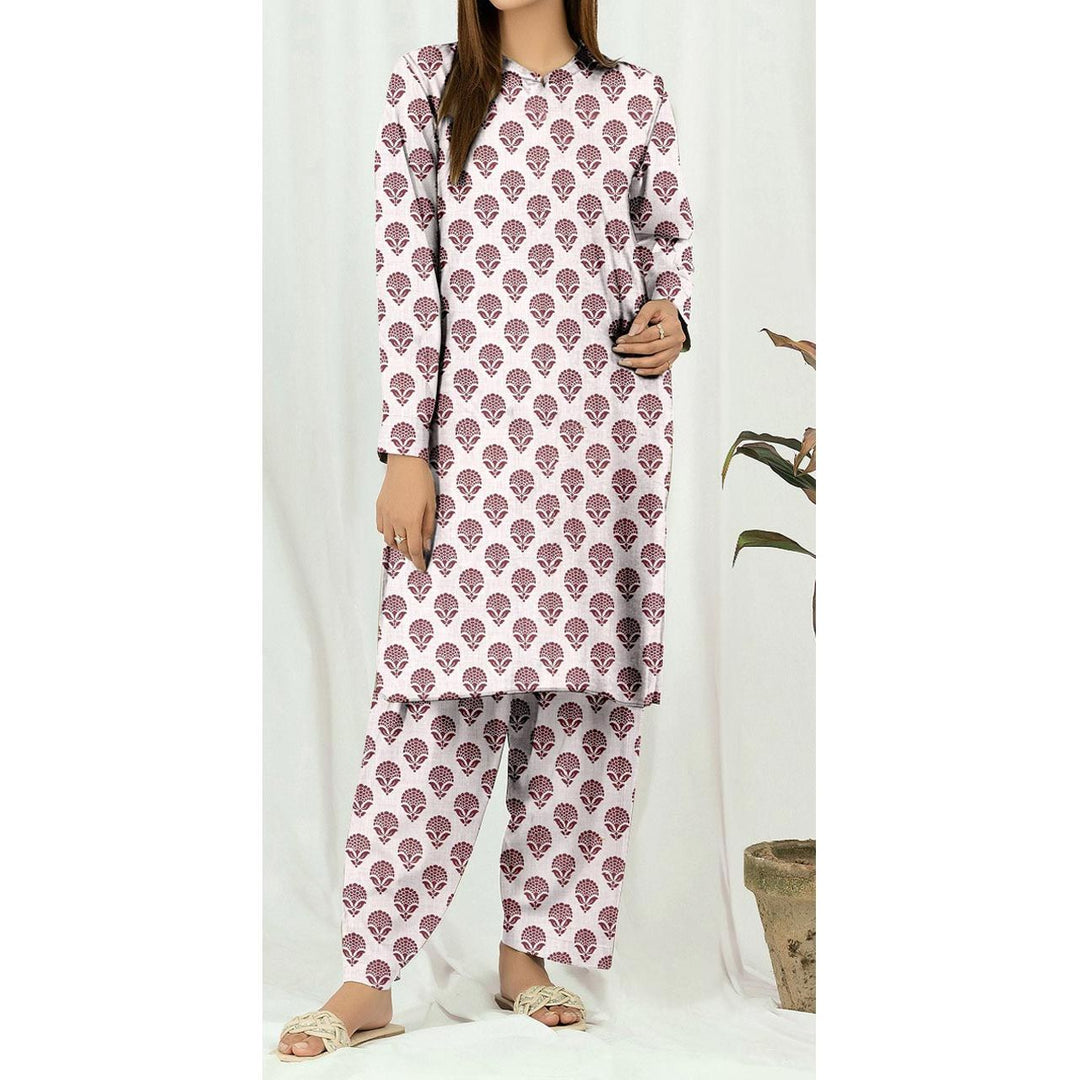 2PC- Unstitched Digital Printed Cambric Suit PS9471