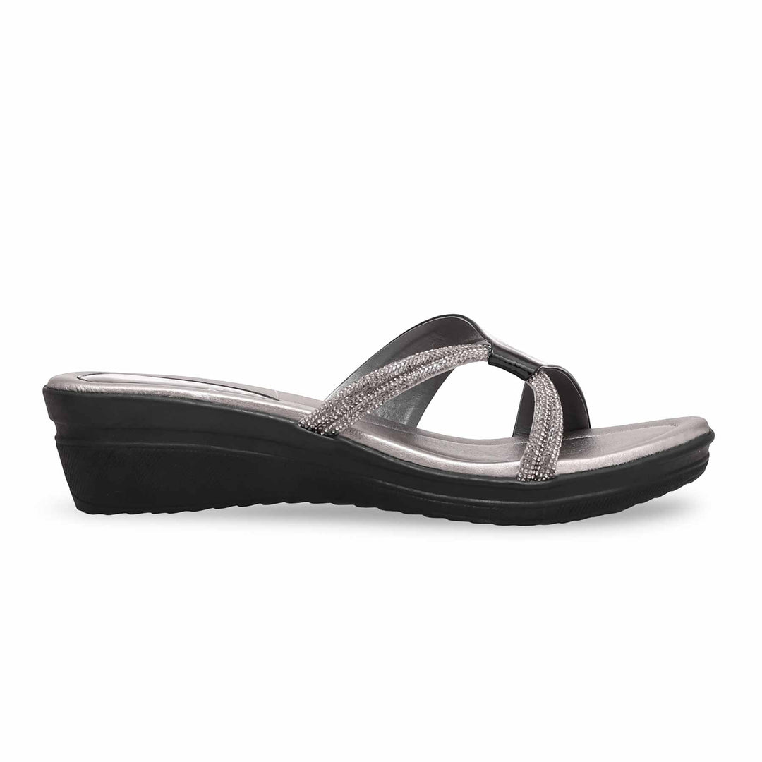 Grey Formal Slipper PU0330