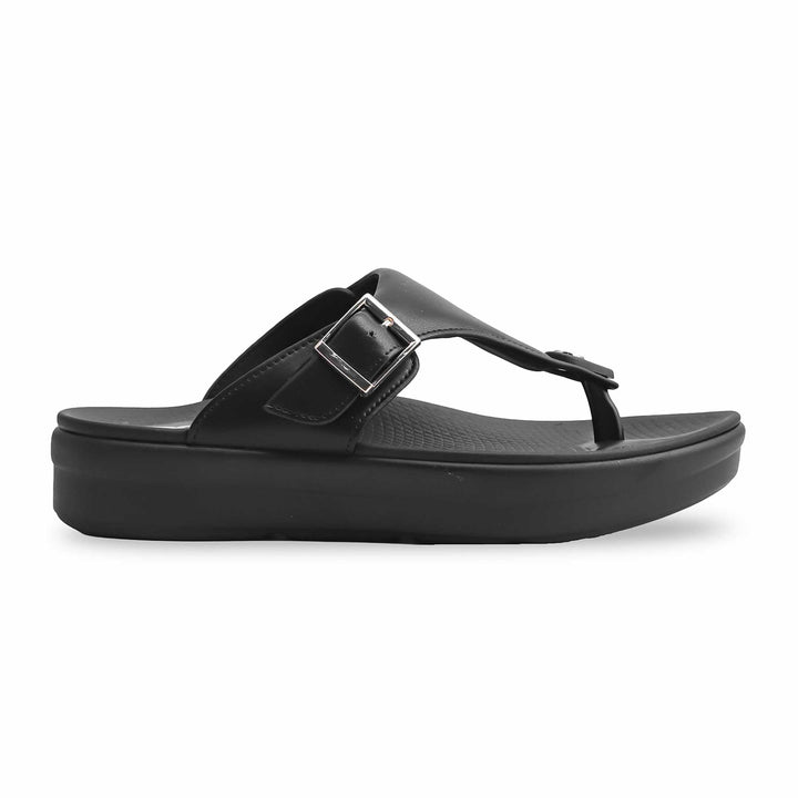 Black Formal Chappal PU0368