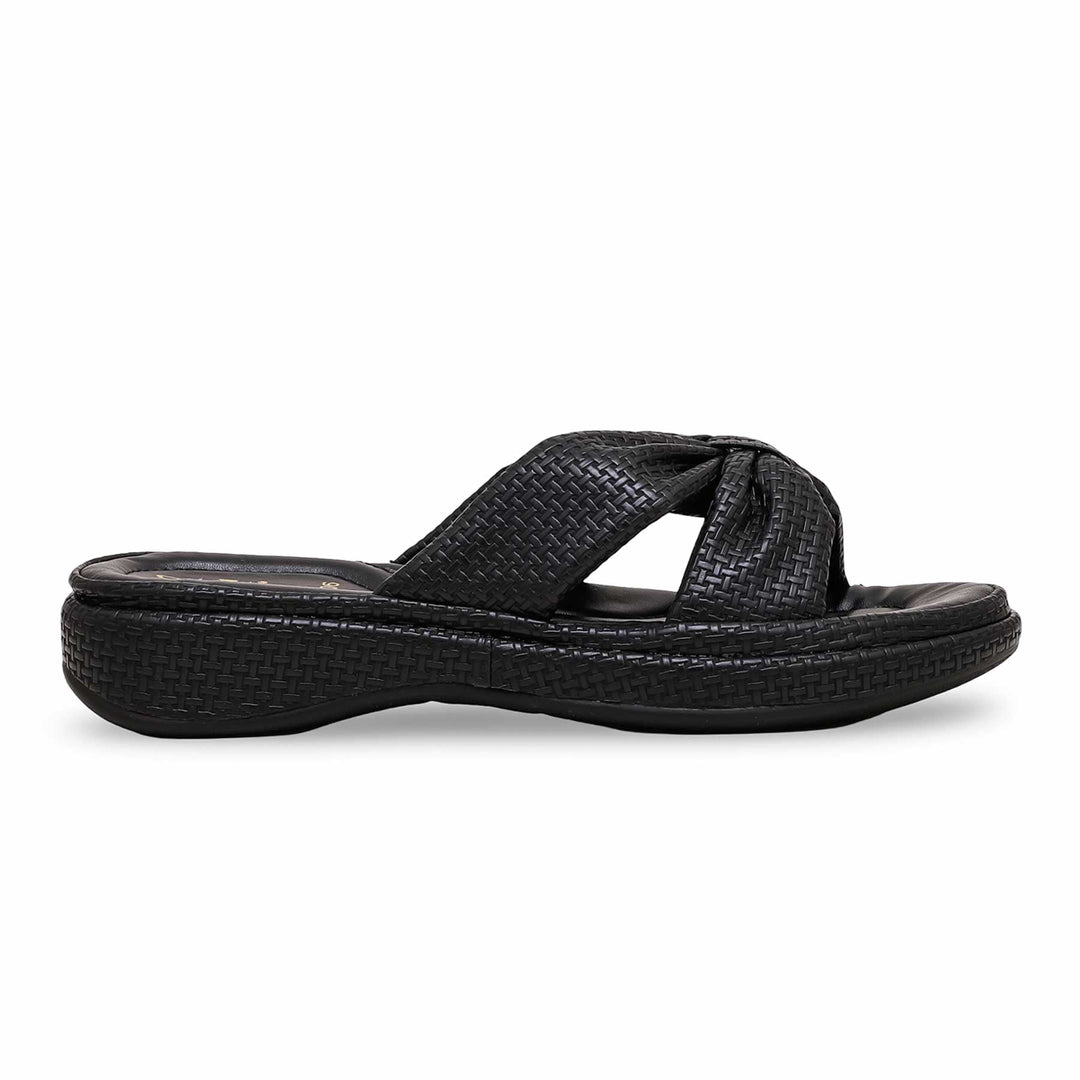 Black Formal Slipper PU0406