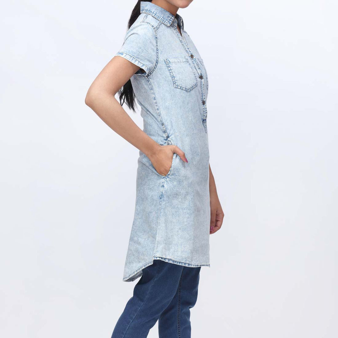 Denim Collar Shirt PW3957