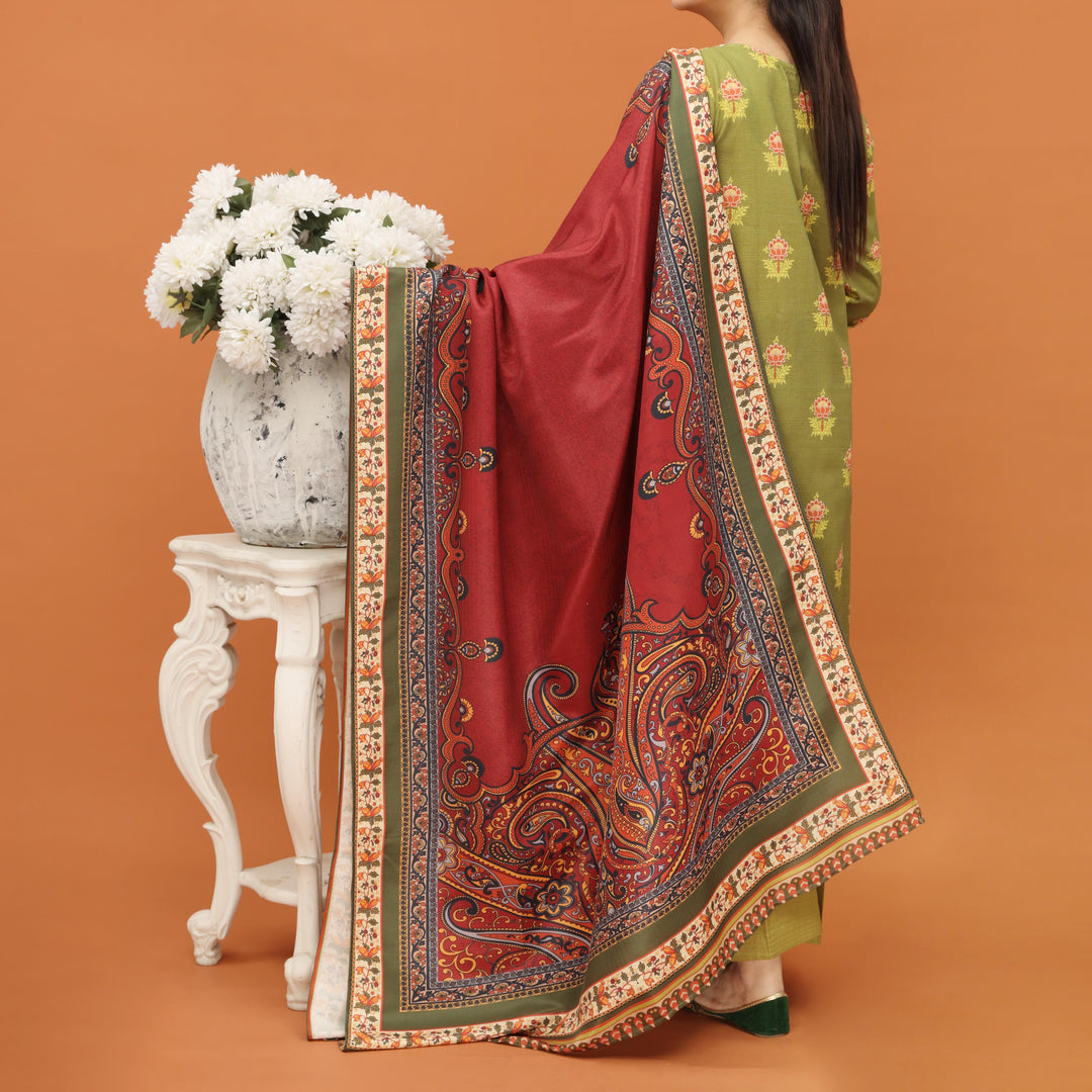 2PC- Khaddar Co-ord Set PW4147