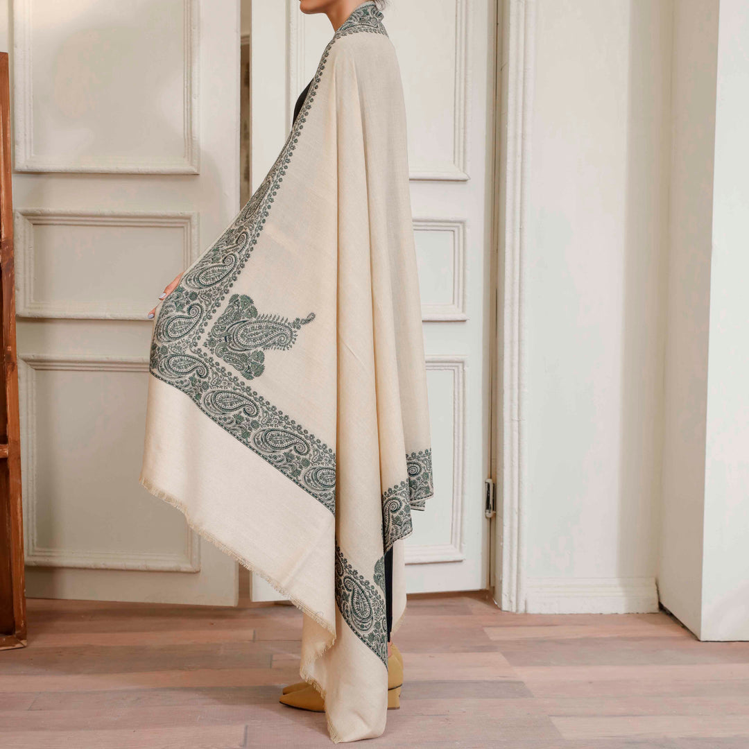 Beige Winter Shawl PW4215