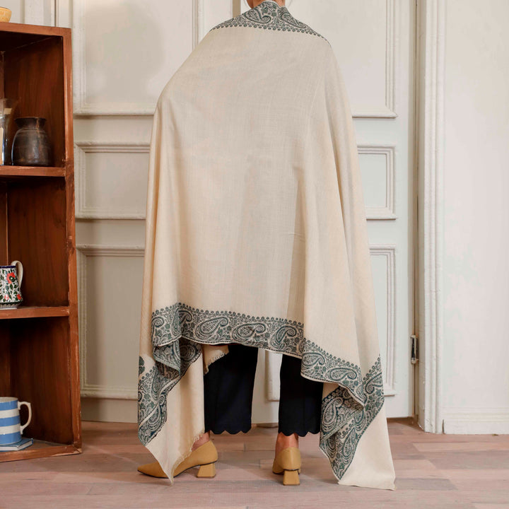 Beige Winter Shawl PW4215