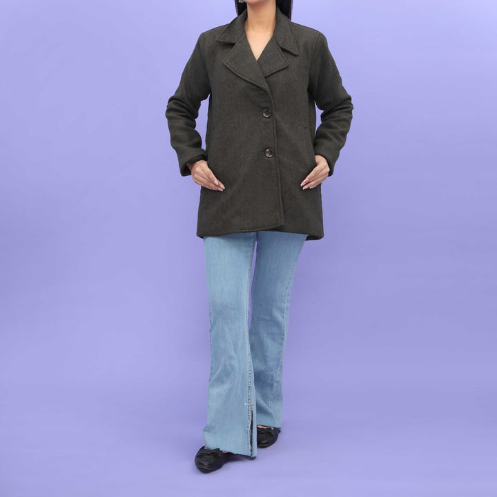 Grey Wool Coat PW432807