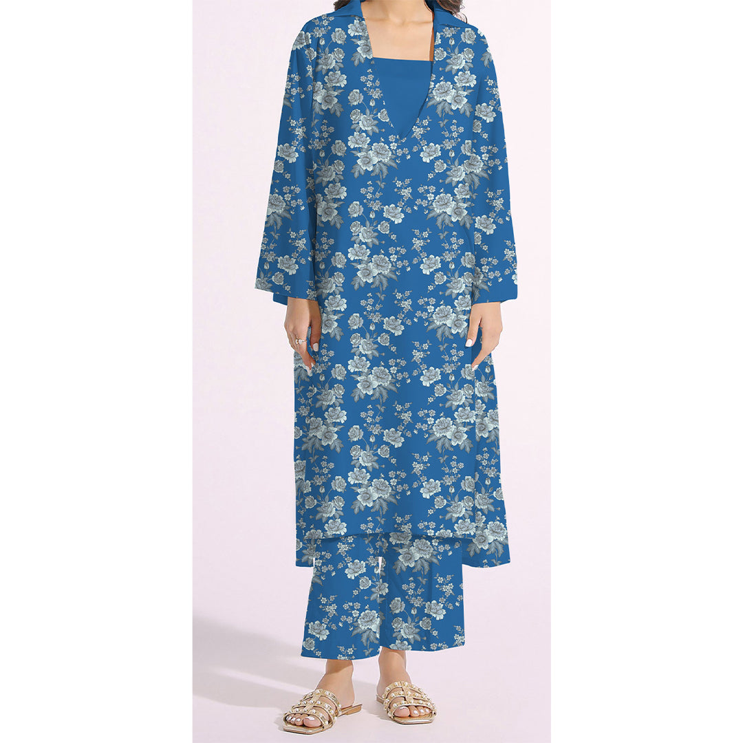 2PC- Unstitched Digital Printed Khaddar Suit PW4441