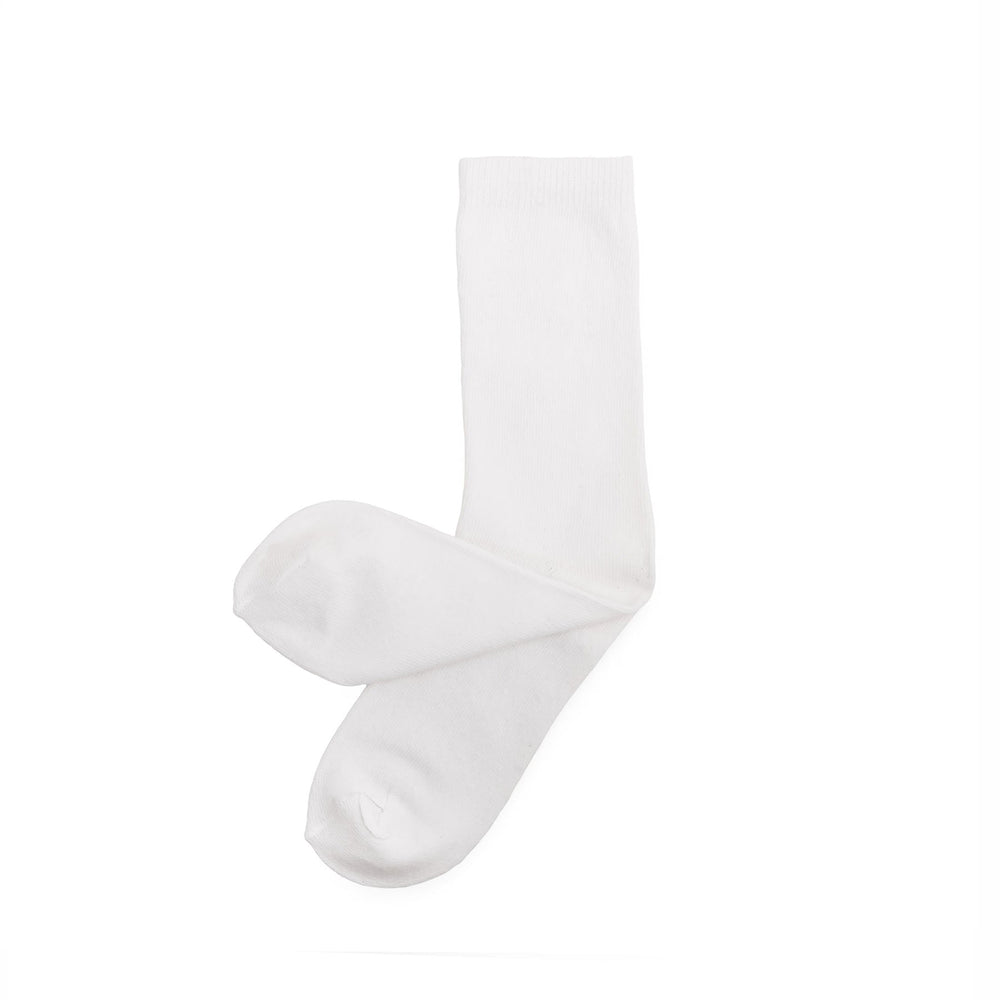 Kids White Long Socks S01706