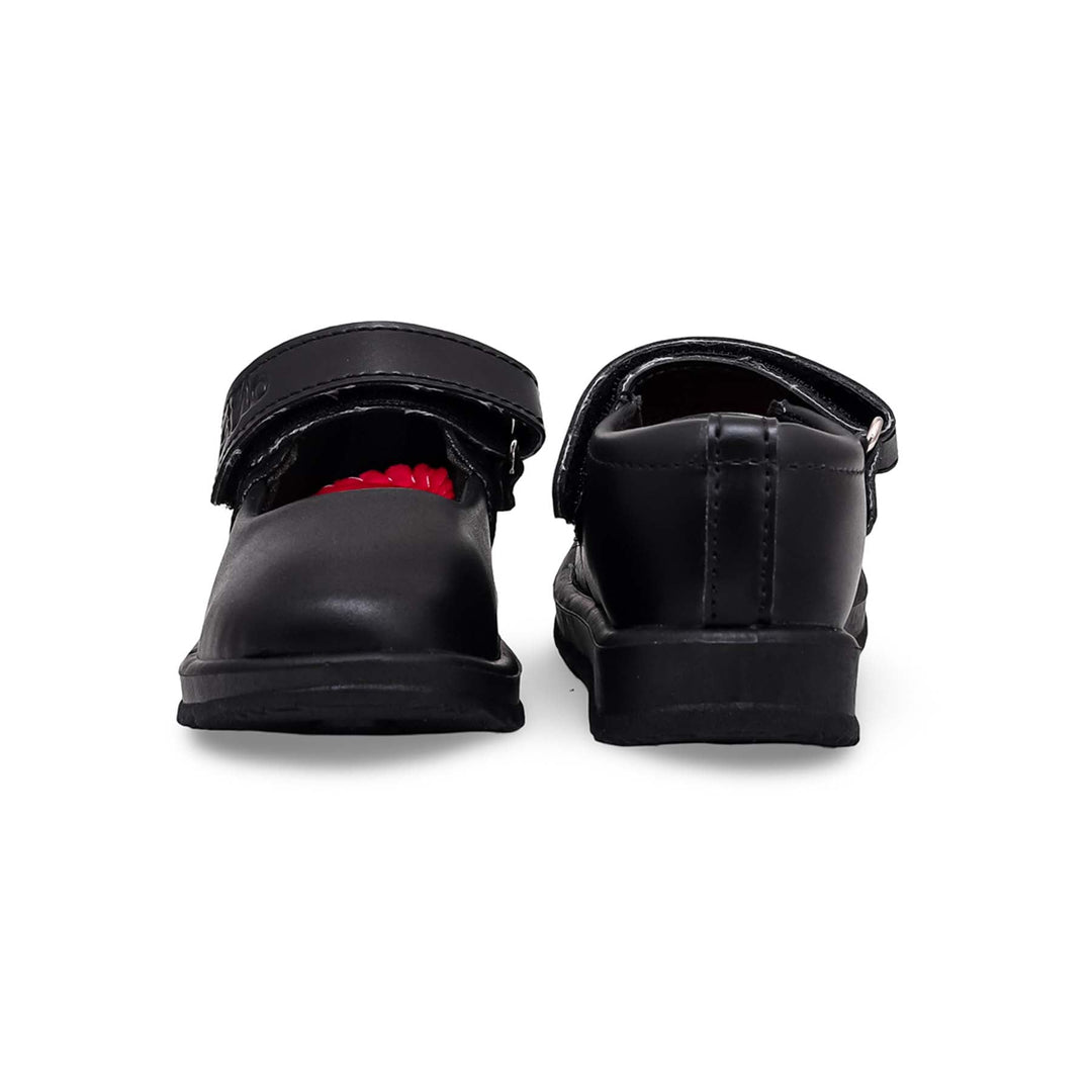 Girls Black School Shoes SK0049