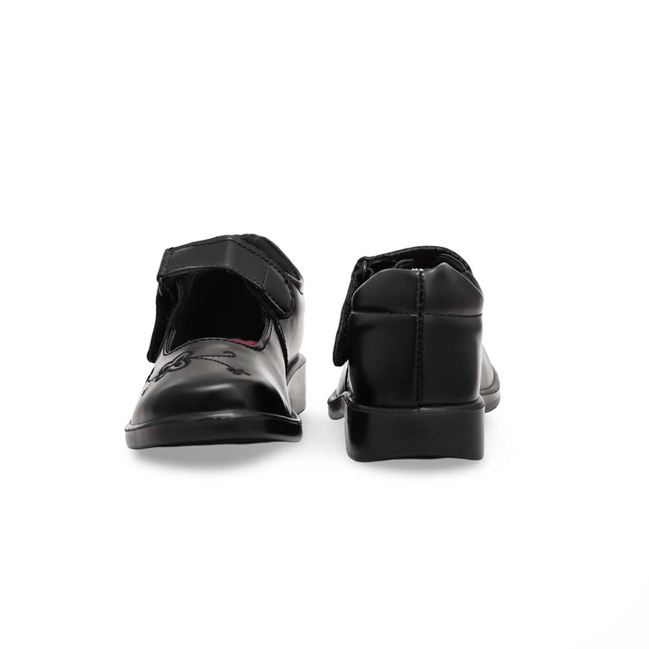 Girls Black School Shoes SK0062