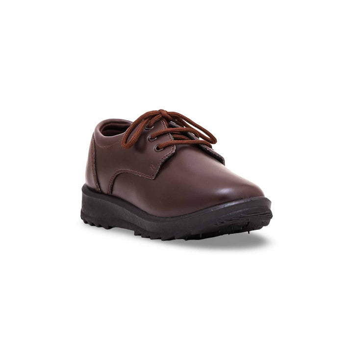 Boys Brown School Shoes  SK1063