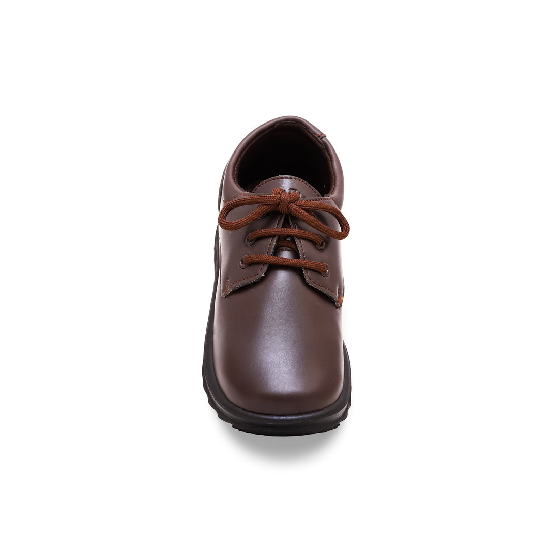 Boys Brown Schools Shoes SK1064