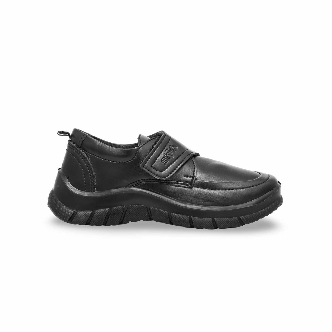 Boys Black School Shoes SK1081