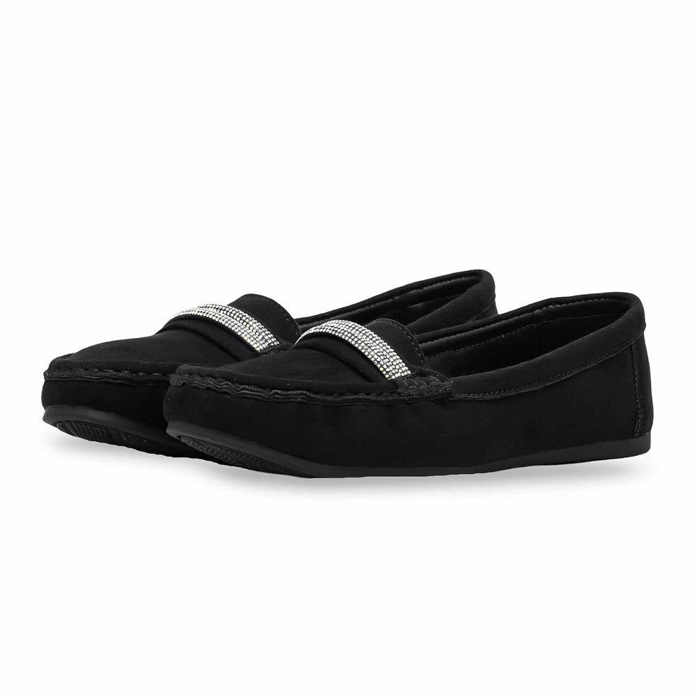 Black Moccasin For Women WN4336