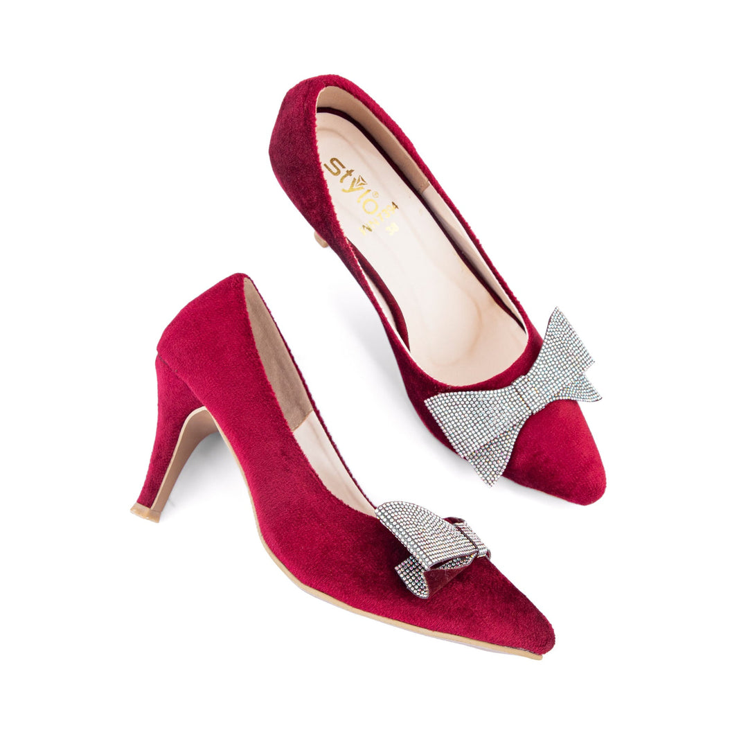 Maroon Court Shoes WN7394