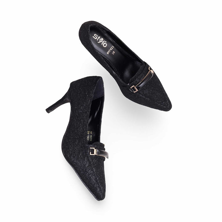 Black Court Shoes WN7423