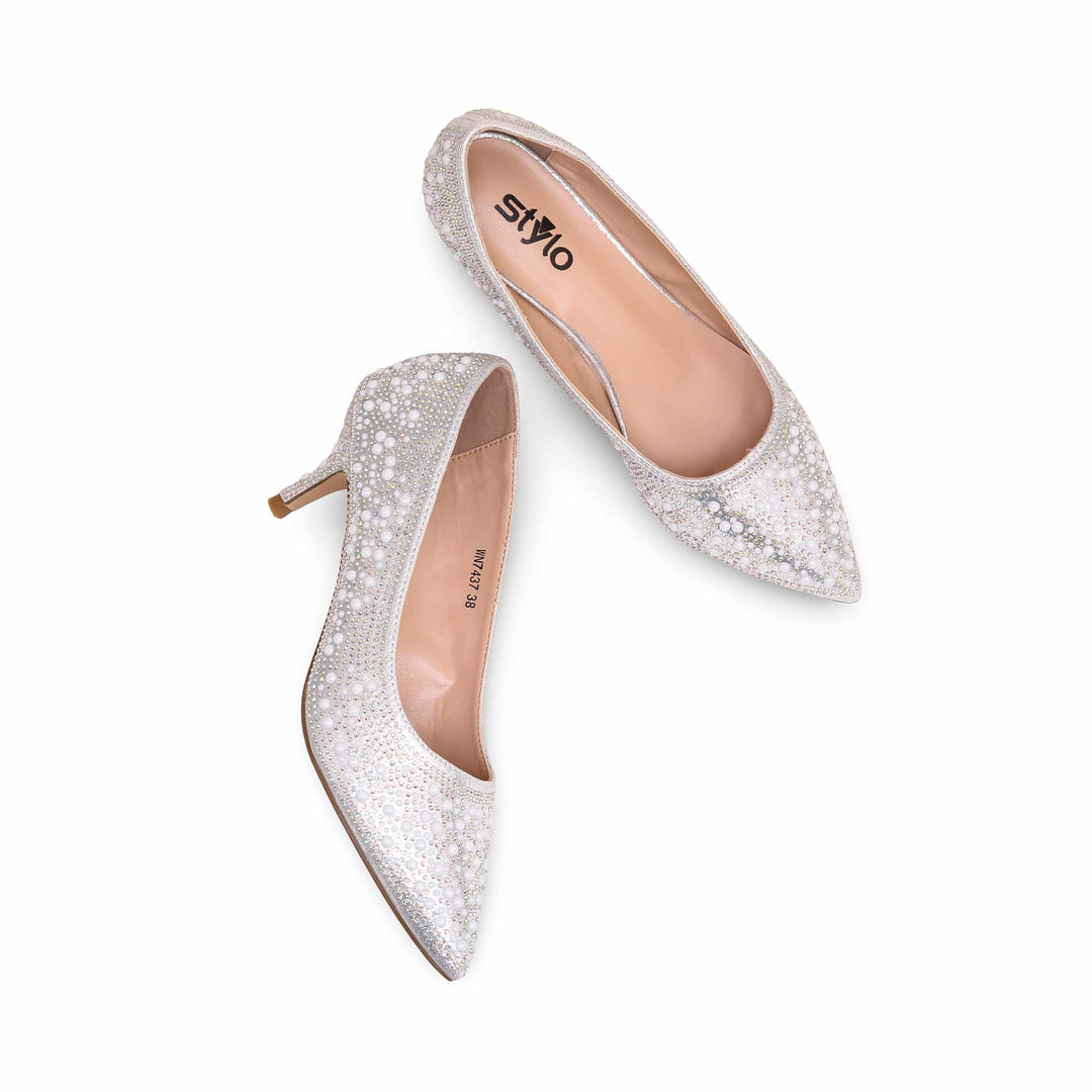 Silver Court Shoes WN7437