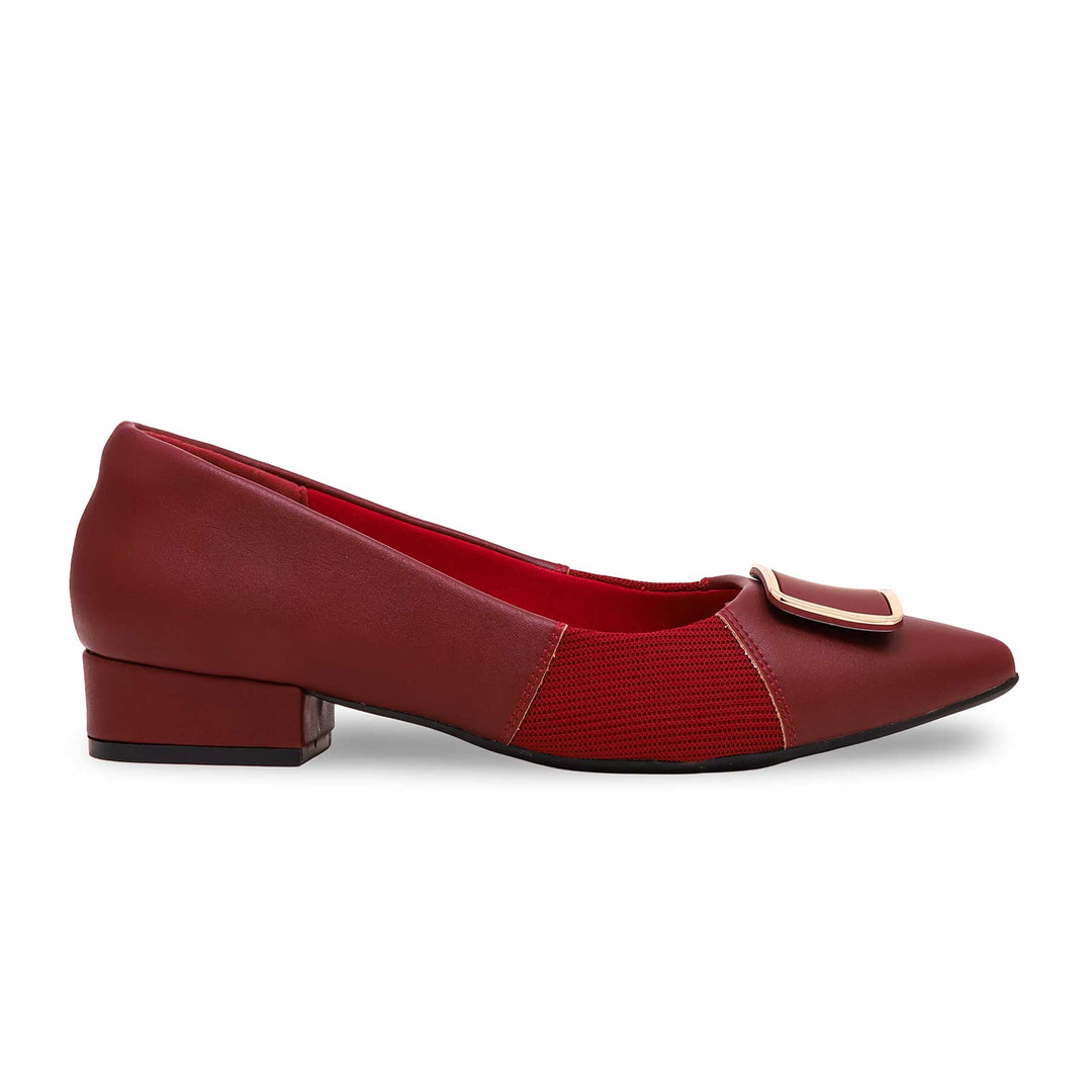 Burgundy Court Shoes WN7448