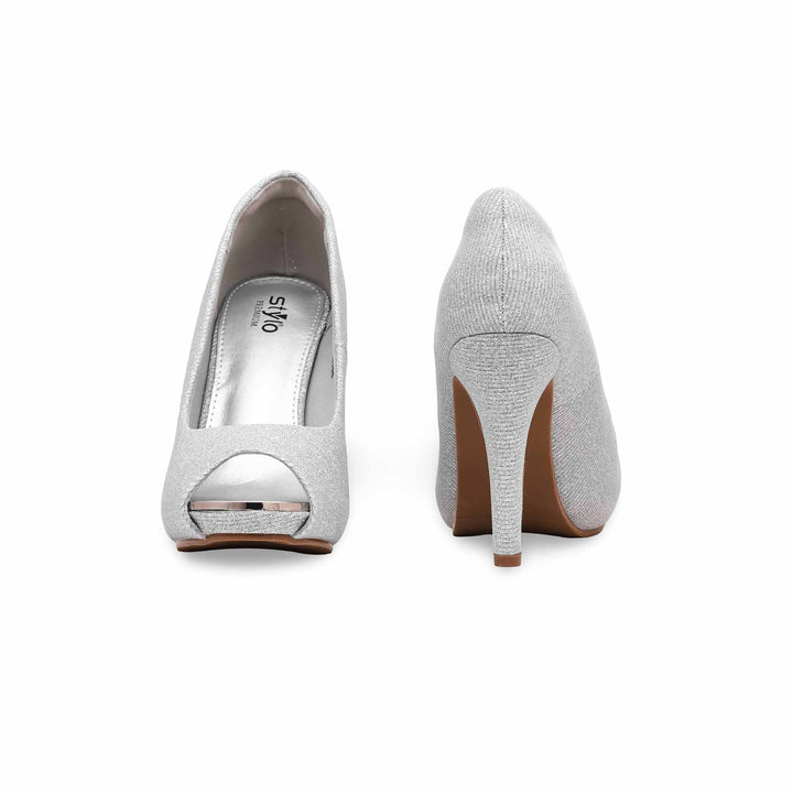 Silver Peep Toes WN8088