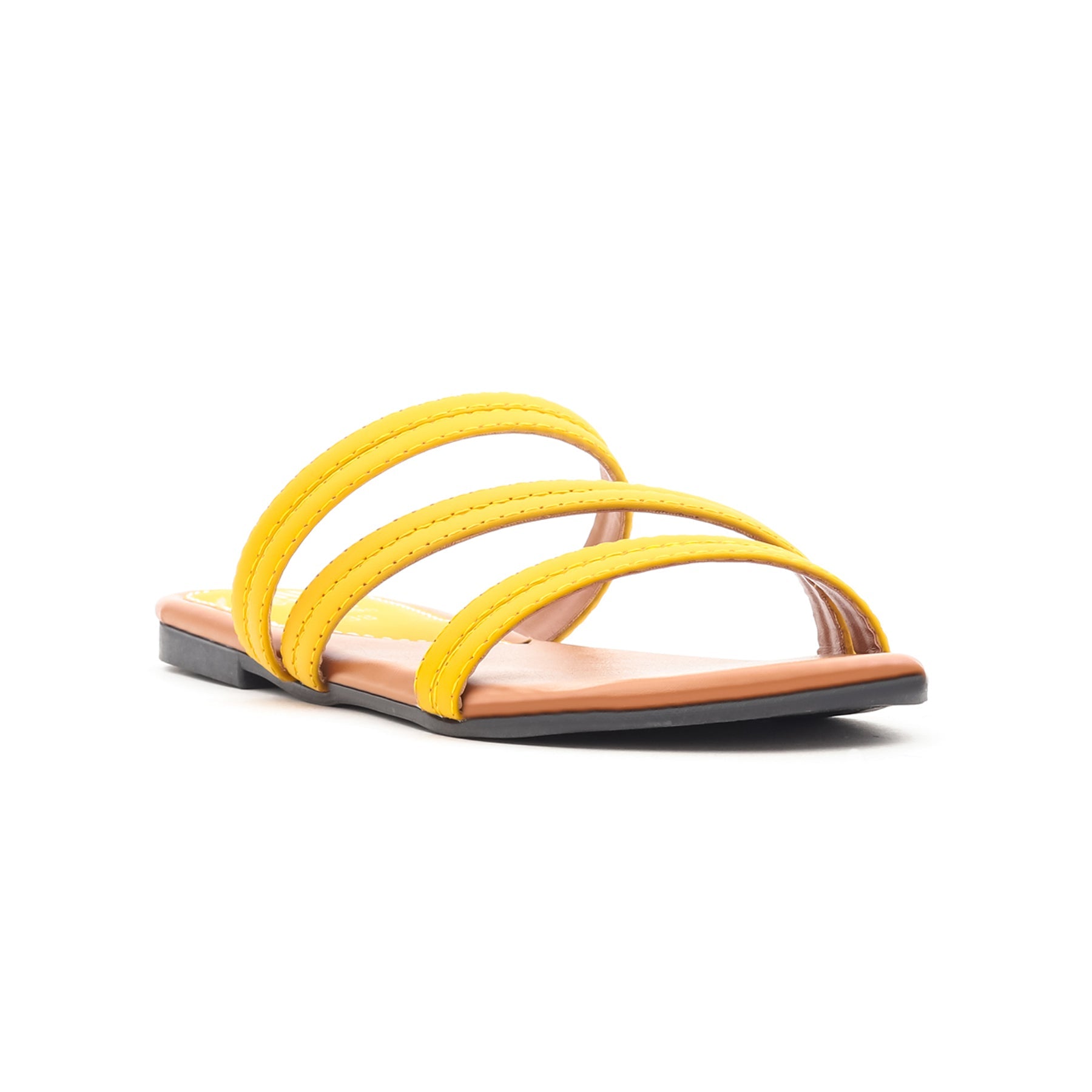 Yellow Casual Chappal CL1290
