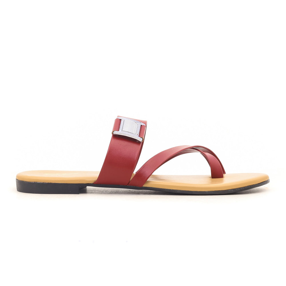 Maroon Casual Chappal CL1312