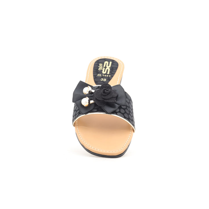 Black Casual Slipper CL1441