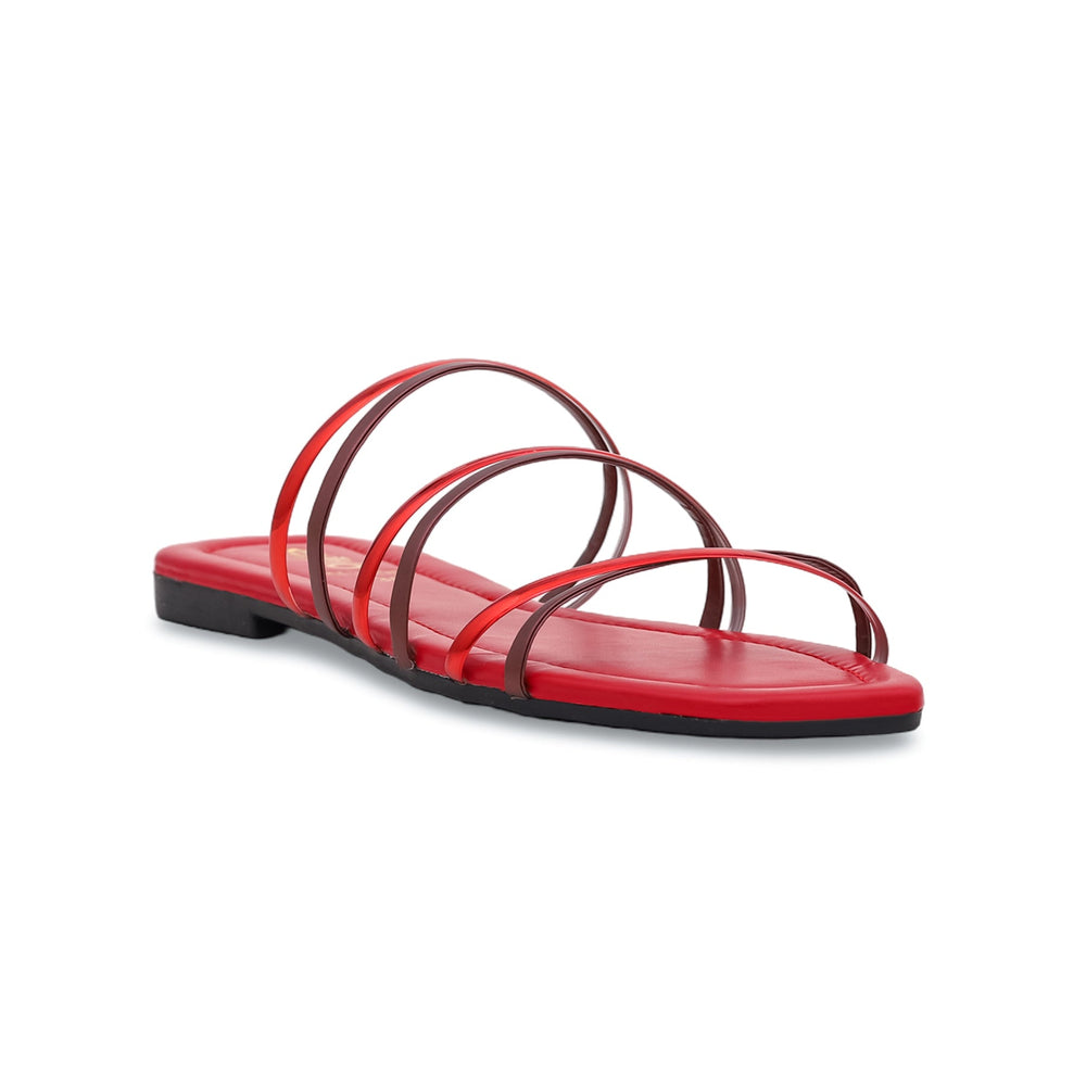 Red Casual Slipper CL1608