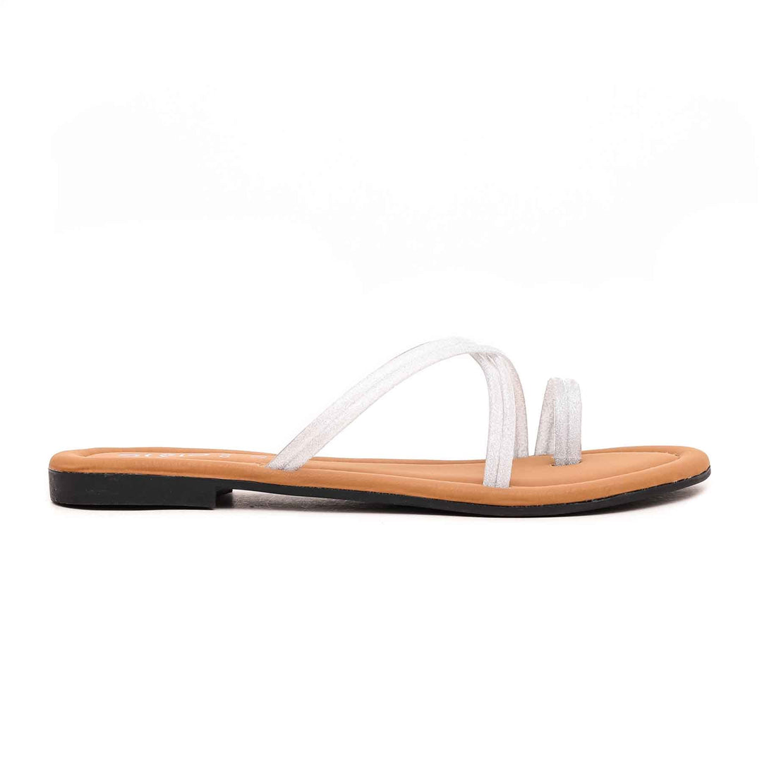 Silver Casual Chappal CL1681