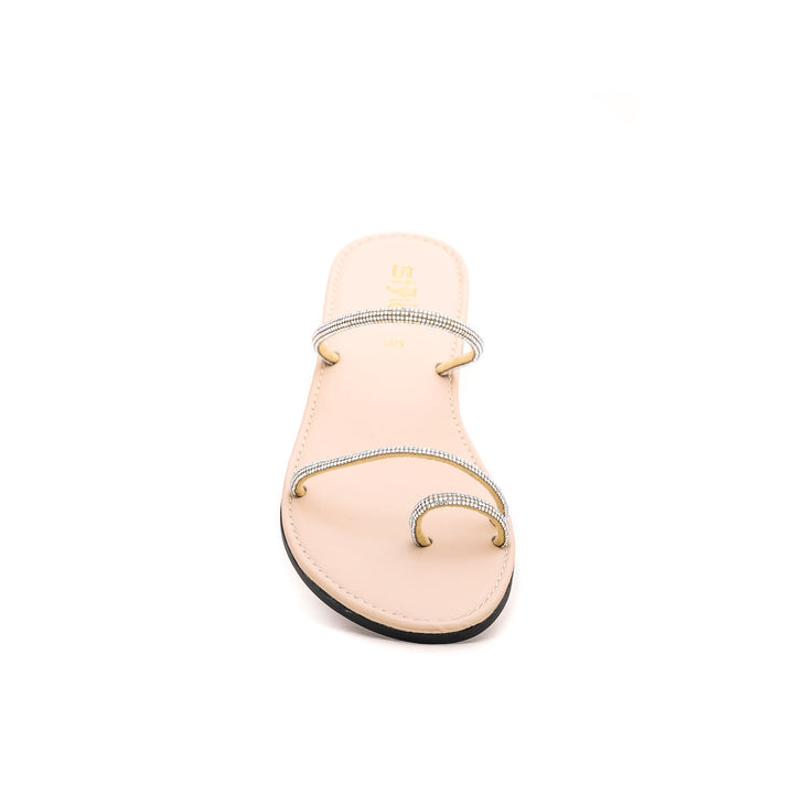 Beige Casual Chappal CL1741