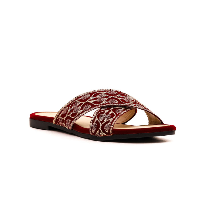 Maroon Casual Slipper CL1766