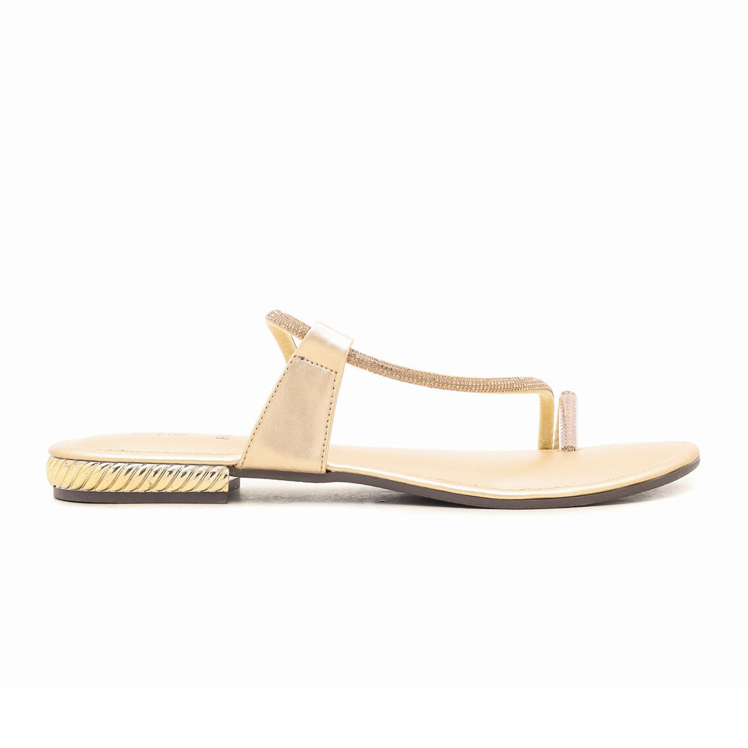 Golden Fancy Chappal FN0586