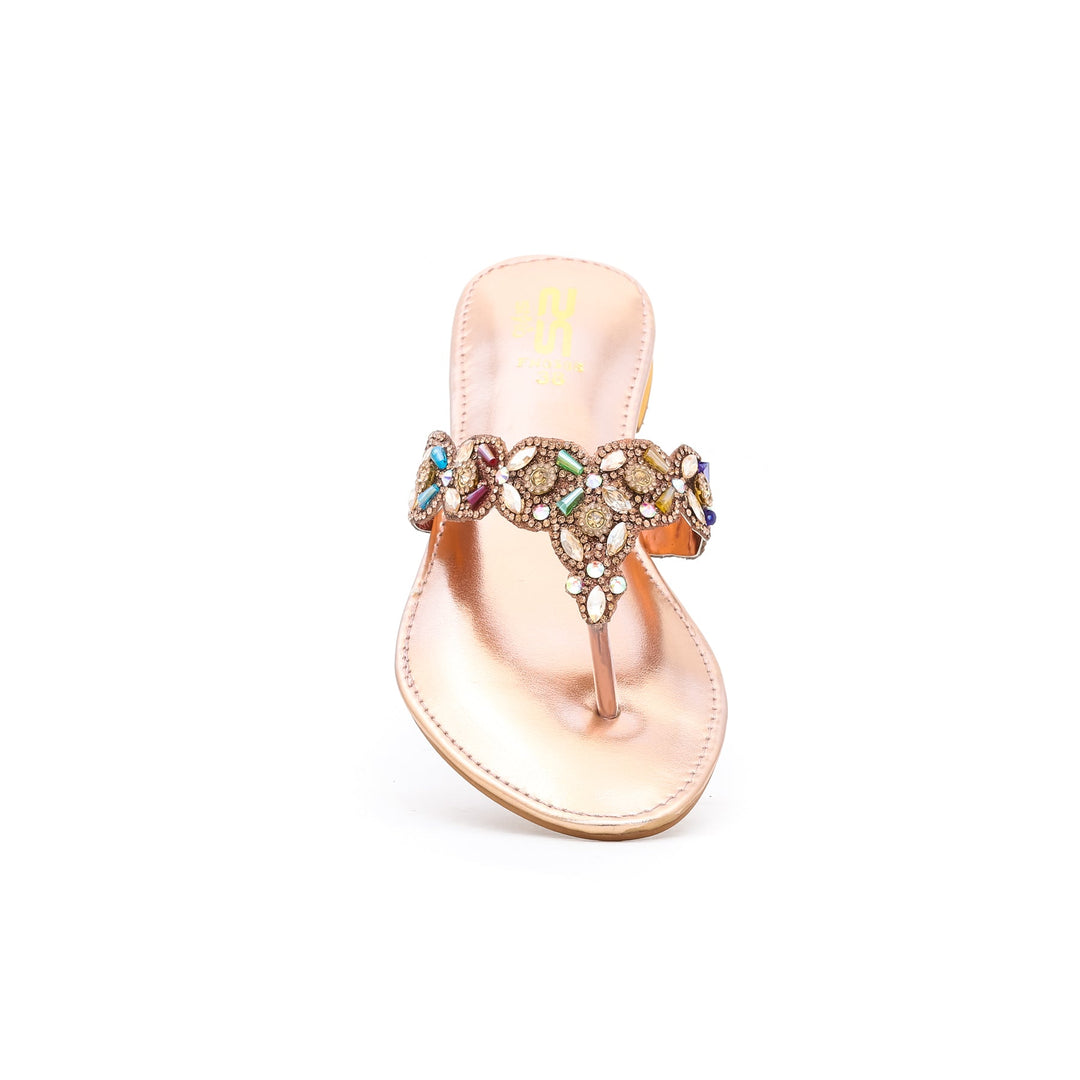 Copper Fancy Chappal FN0588