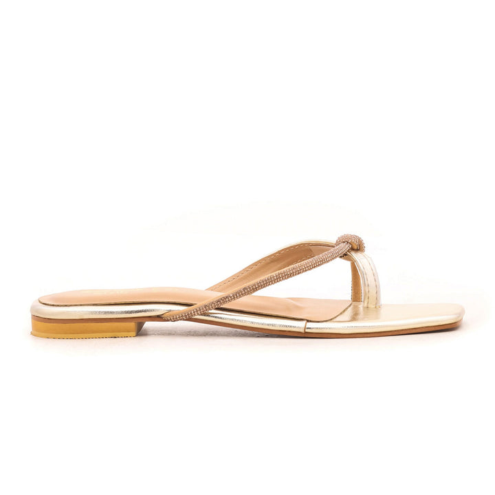 Golden Fancy Chappal FN0598