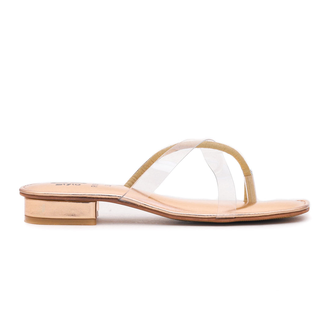 Peach Fancy Chappal FN0641