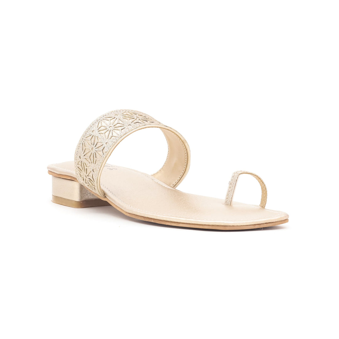 Golden Fancy Chappal FN0643