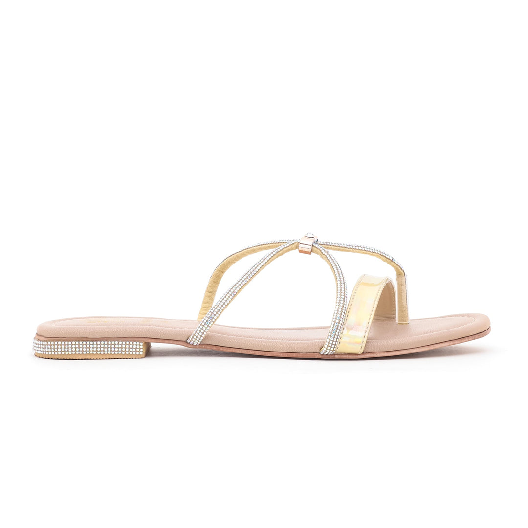 Golden Fancy Chappal FN0660